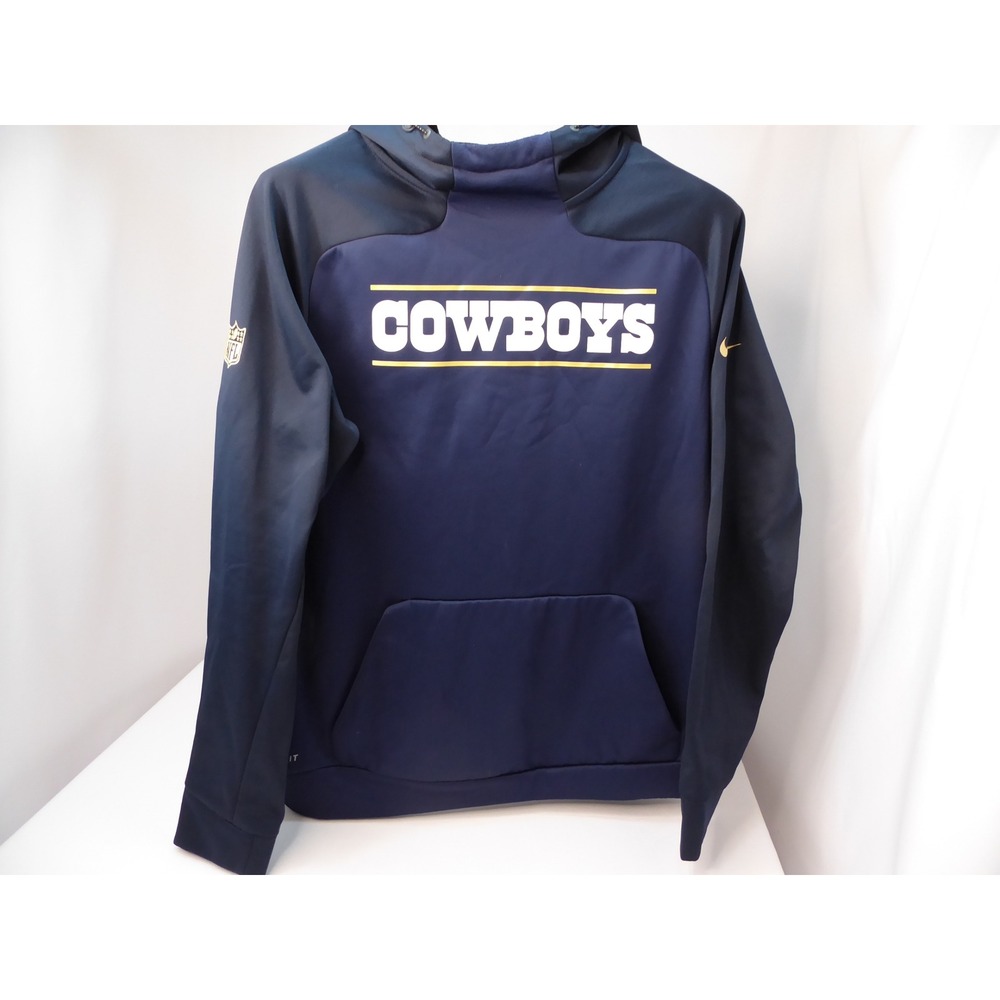 Nike Dallas Cowboys NFL Therma-FIT Hoodie Men's Large Navy Blue 706478-419